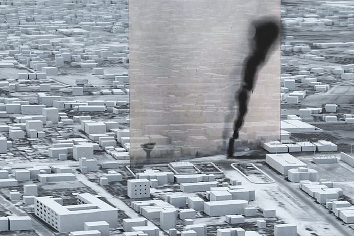 3D-Analyse von Israels Bombenangriffen im letzten Gaza-Krieg. (Foto: forensic-architecture.org)