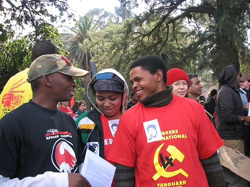 Demo der Anti-Xenophobia-Coalition in Johannesburg am 24.05.2008
Fotos: picspol (flickr.com)