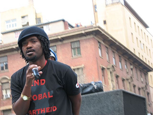 Demo der Anti-Xenophobia-Coalition in Johannesburg am 24.05.2008
Fotos: picspol (flickr.com)