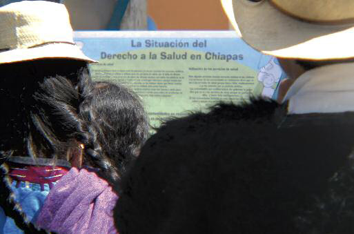 Gesundheit ist eine Frage der Menschenrechte.
Die gemeindenahen Basismediziner der Gesundheitsorganisation
EAPSEC arbeiten seit 25 Jahren
in den armgehaltenen Provinzen im mexikanisch-guatemaltekischen
Grenzgebiet.