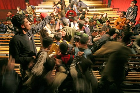 Ausverkaufte Aufführungen im Flüchtlingslager. Foto: Keren Manor