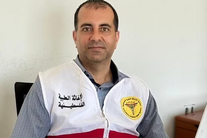 Dr. Bassam Zaqout leitet die medizinischen Teams der Palestinian Medical Relief Society (PMRS) in Gaza.