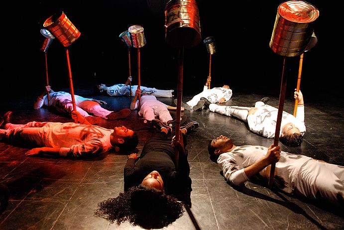 Premierenaufführung von "Fragments of Palestine" im Freiheitstheater in Jenin