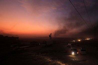Flucht aus Ras Al Ain, Rojava, Syrien