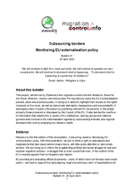 Bulletin 01: Outsourcing borders Monitoring EU externalisation policy Bulletin 01: Outsourcing borders Monitoring EU externalisation policy