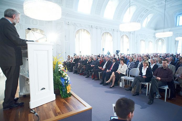 Verleihung des Erich-Fromm-Preises 2012 im Neuen Schloss in Stuttgart (Foto: Walter M. Rammler)