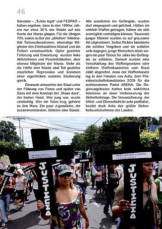 Frauendemonstration gegen die Gewalt. San Salvador, Juli 2009.