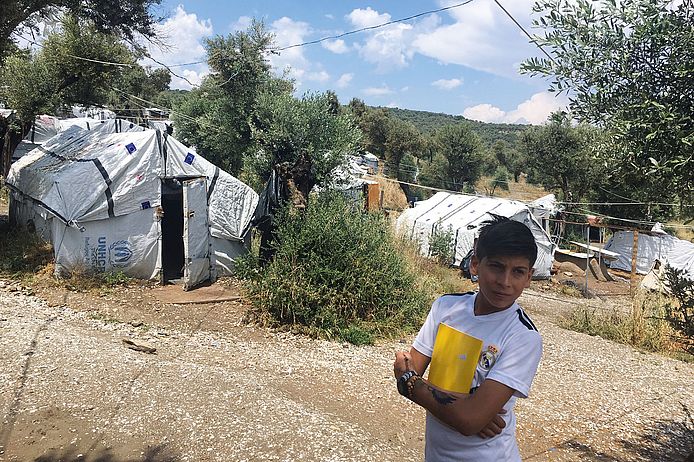 Auffanglager Moria, Lesbos, Griechenland