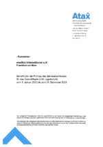 Testat der Wirtschaftsprüfungsgesellschaft vom 17.05.2023
