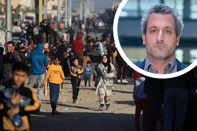 Veranstaltung zu Gaza mit Riad Othman