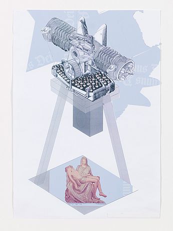 Thomas Bayrle, 2 CV Cathedral, 2014