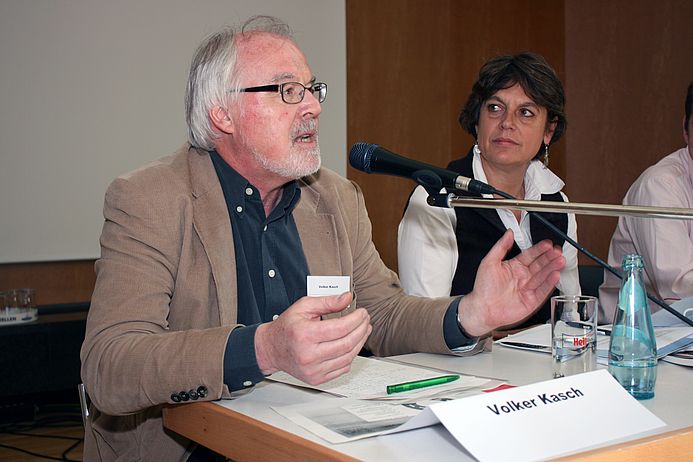 Podiumsdiskussion: Volker Kasch, Entwicklungspolitischer Beauftragter MISEREOR