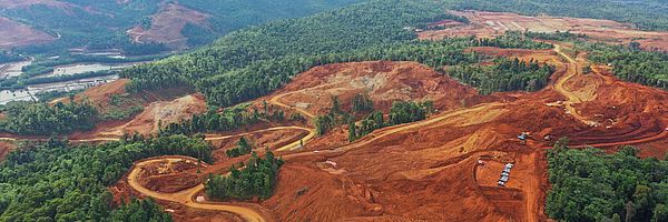 Nickel-Tagebau in Indonesien