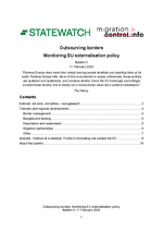 Bulletin 05: Outsourcing Borders Monitoring EU externalisation policy