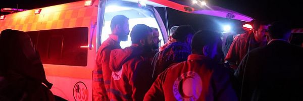 Nothelfer:innen des Kurdischen Roten Halbmonds