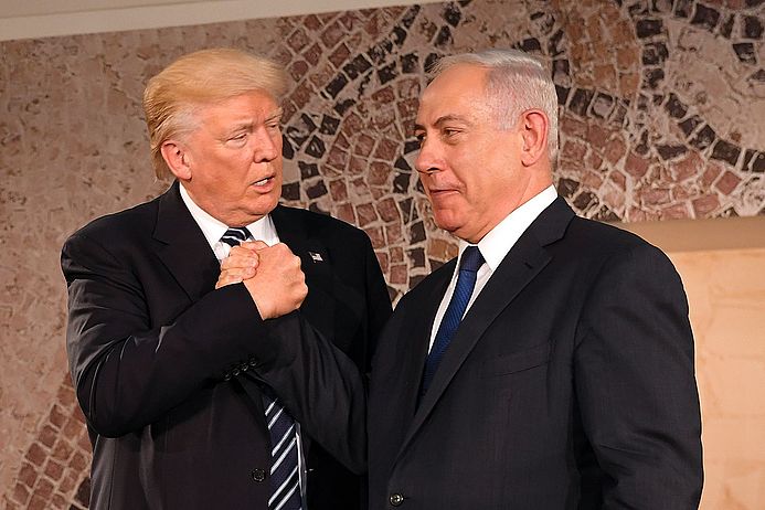 Trump und Netanyahu im Mai 2017 in Jerusalem