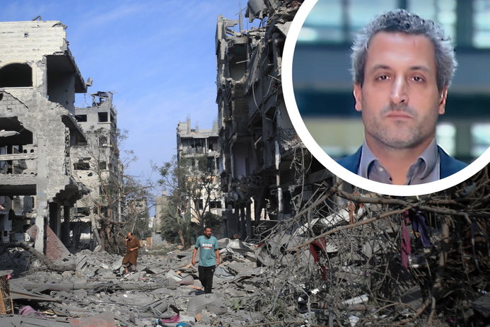 Veranstaltung zu Gaza mit Riad Othman