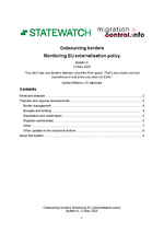 Bulletin 06: Outsourcing Borders Monitoring EU externalisation policy