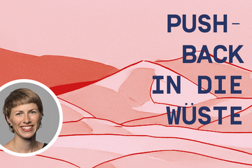 Push-Back in die Wüste