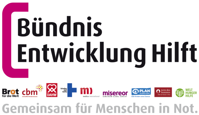 Logo Bündnis Entwicklung Hilft