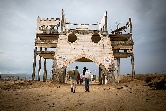 Ruine in Gaza