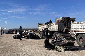 Flüchtlingscamp Newroz, Dêrik, Rojava, Syrien, Januar 2025