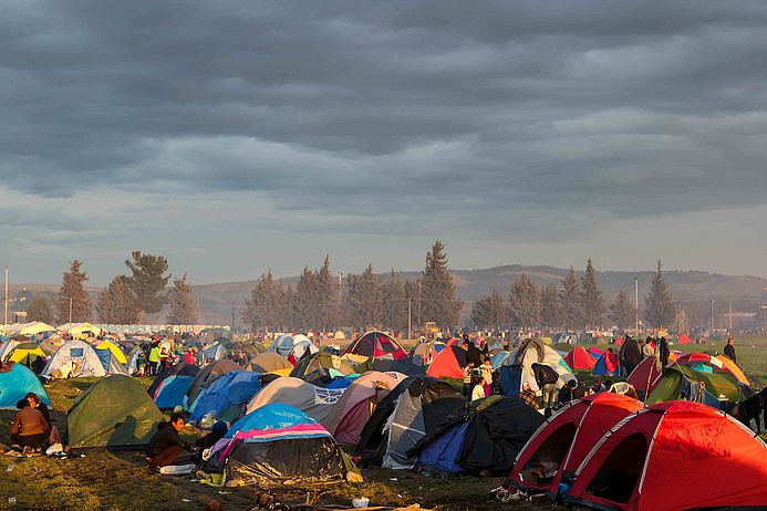 Idomeni. (Foto: Tim Lüddemann)