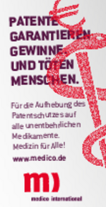 Patente garantieren Gewinne, und töten Menschen