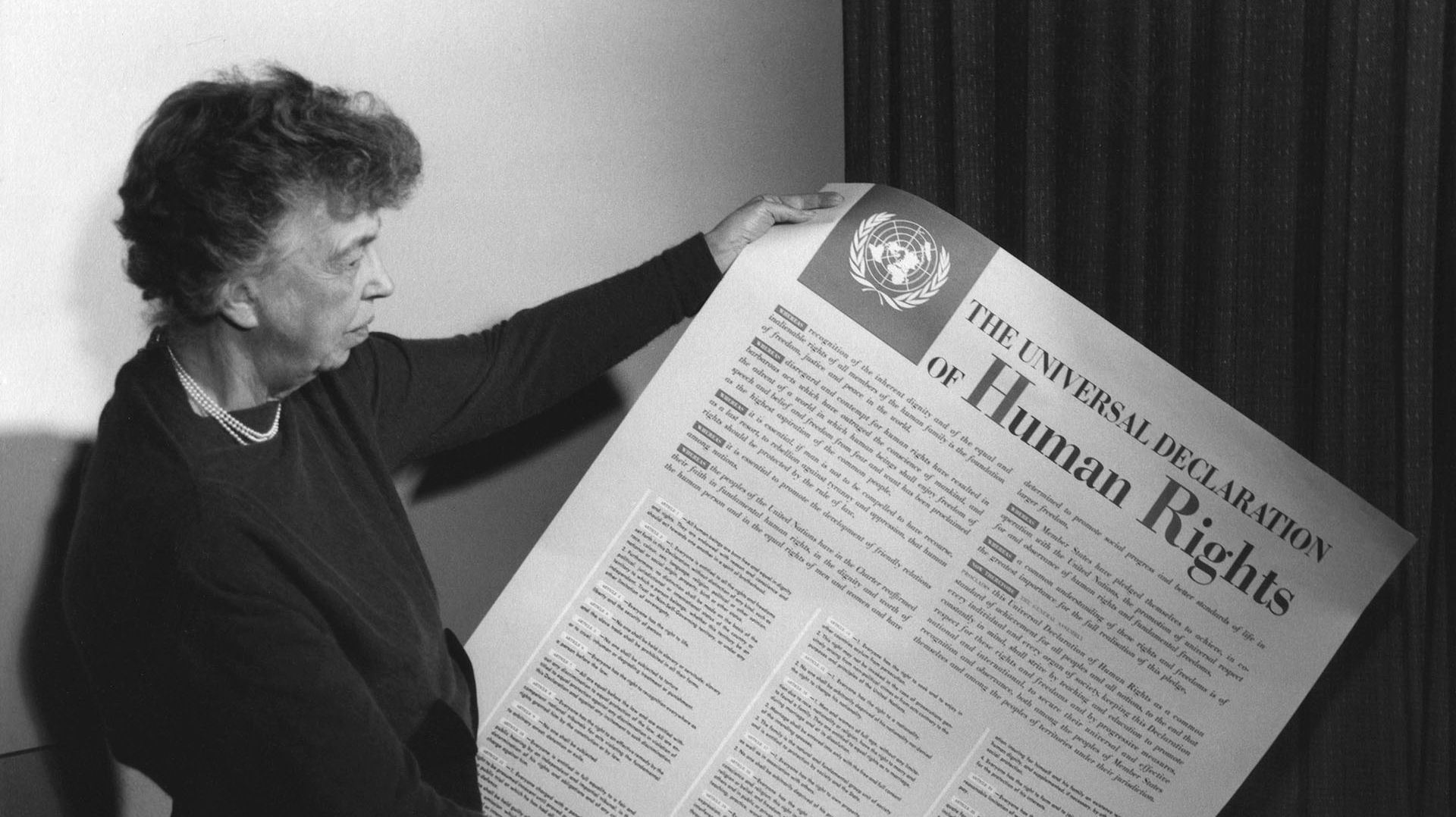 Eleanor Roosevelt, Allgemeine Erklärung der Menschenrechte