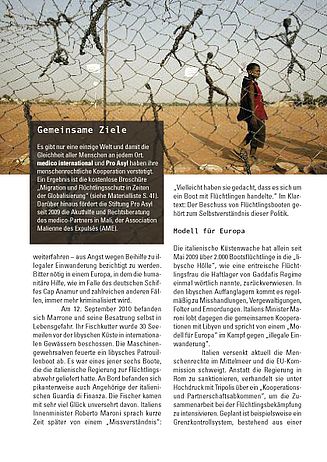 Kletternde Drahtfiguren erinnern an die Opfer an Europas Grenzen, Bamako (Mali).