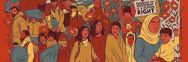 Titelbild Plakat 10 Jahre Sommer der Migration