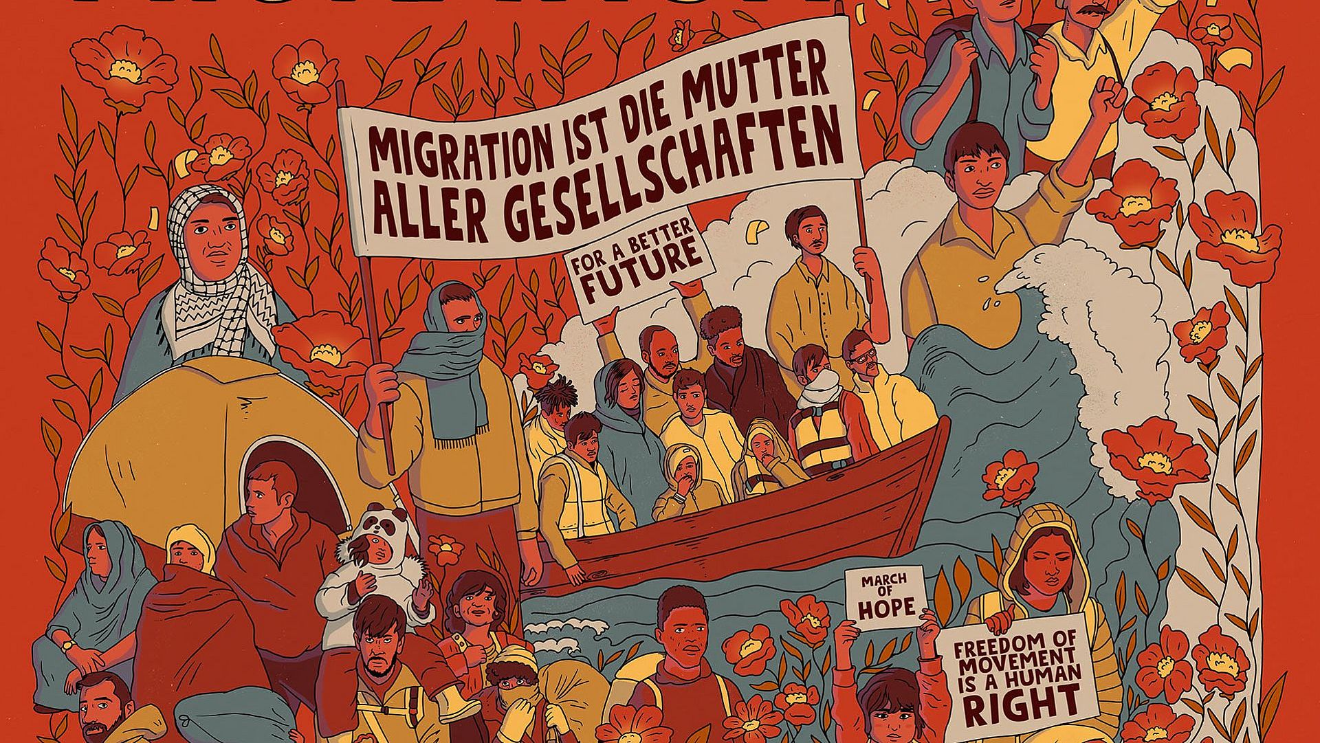 Titelbild Plakat 10 Jahre Sommer der Migration