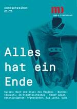 Alles hat ein Ende - medico rundschreiben 01/2025 Alles hat ein Ende - medico rundschreiben 01/2025