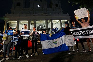Nicaragua Protest Demonstration in Costa Rica