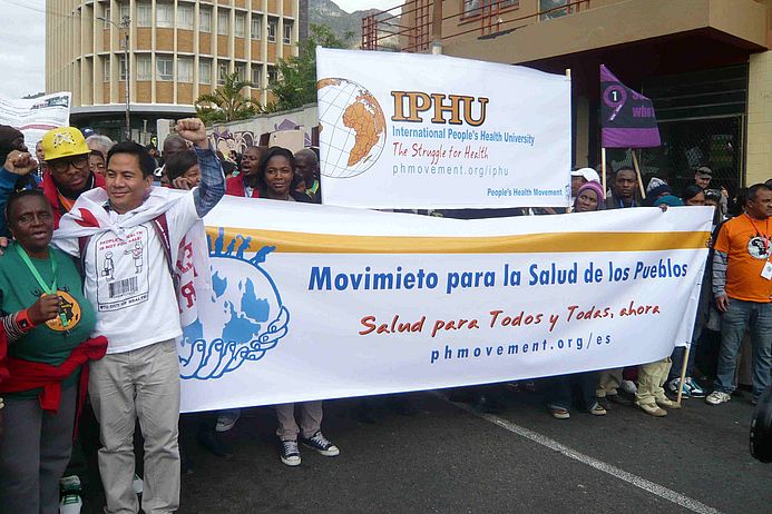 People's Health Assembly, Ciudad del Cabo 2012.