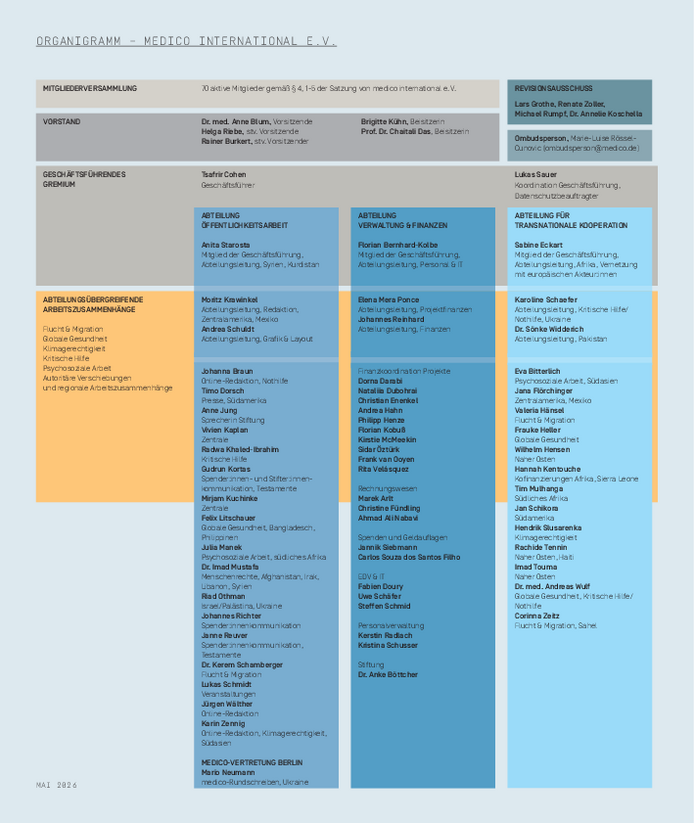 Organigramm medico international