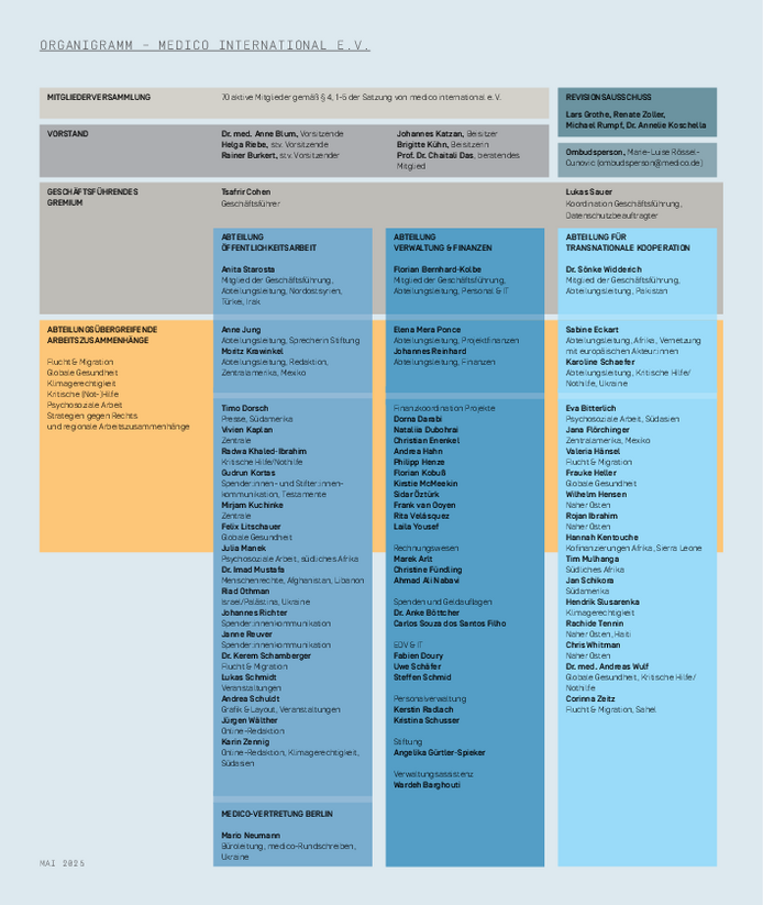 Organigramm medico international