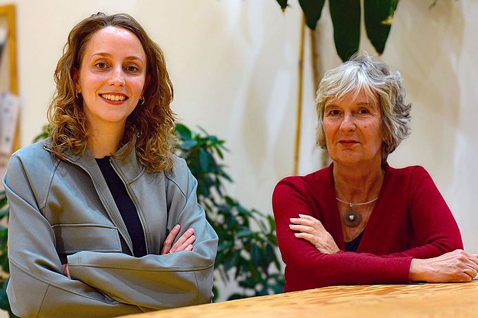 Sabine Eckart und Karoline Schaefer