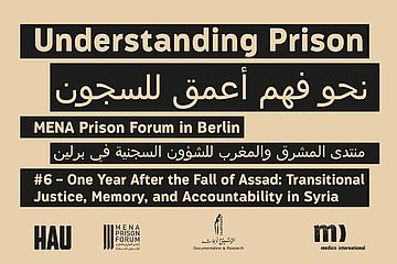 Transitional Justice, Erinnerung und Accountability in Syrien
