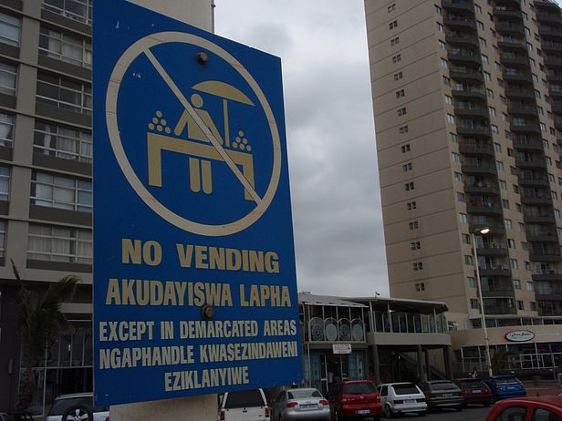 Bannmeilen auch in der Innenstadt von Durban