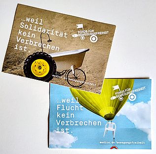 Aufkleber, Fonds für Bewegungsfreiheit