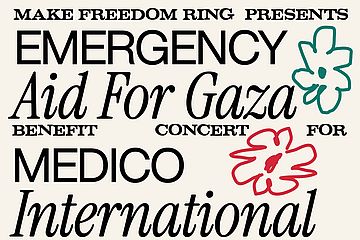 Benefizkonzert Nothilfe Gaza "Make Freedom Ring"