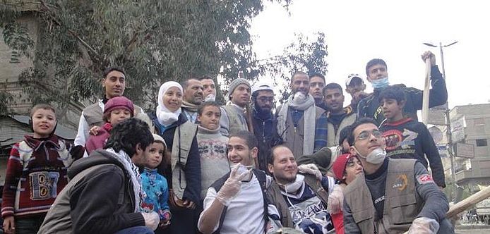 Ehrenamtliche AktivistInnen der Jafra-Foundation