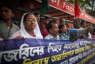 Protestaktion Bangladesch