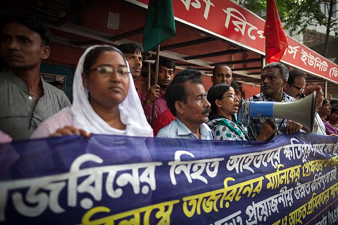 Protestaktion Bangladesch