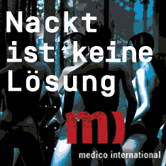 Banner Nackt ist keine Lösung - quadrat
